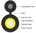 FTTX ROUND TYPE 2SM MESSENGER 1.2mm. MGS CABLE