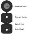 FTTH 2SM / MESSENGER 1mm. MGS CABLE